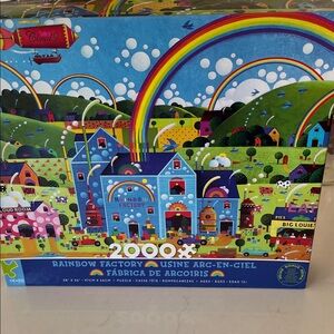 Cloud 9 Rainbow Factory Puzzle - Vibrant Colors